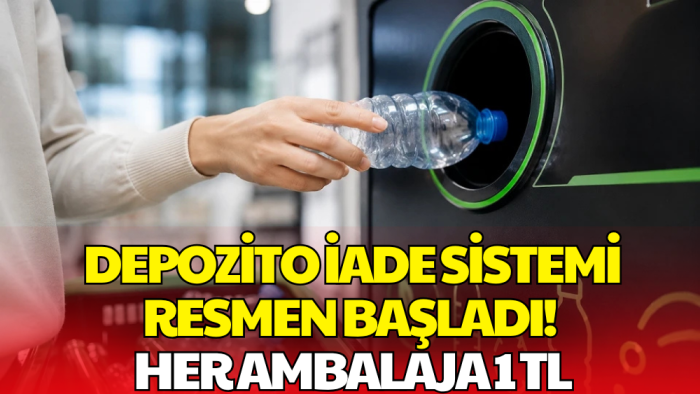 Depozito İade Sistemi Tüm Türkiye'de Başladı! Her Ambalaja 1 TL